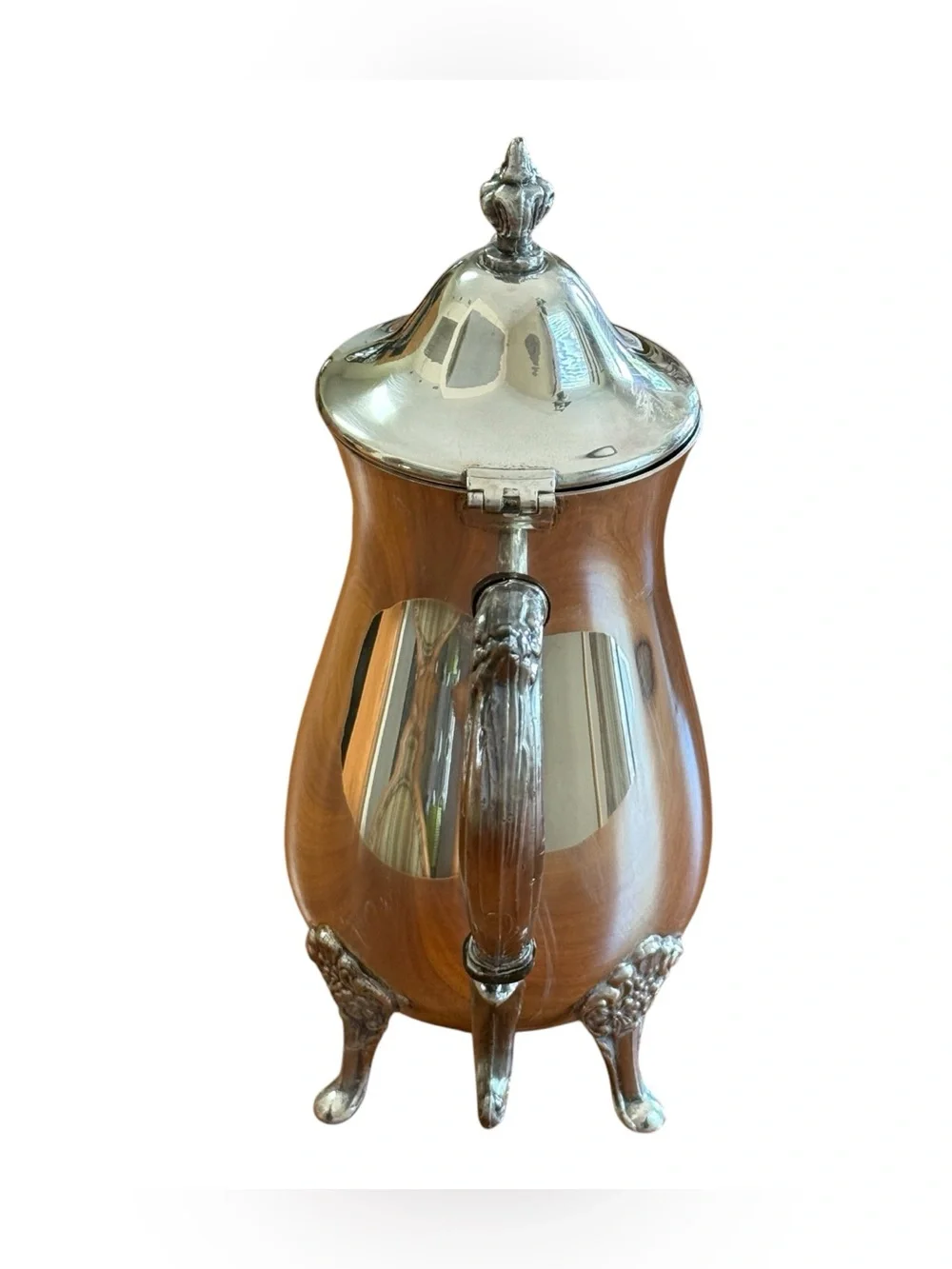 Vintage Leonard Silver Victorian Revival Silver-plated Coffee Pot